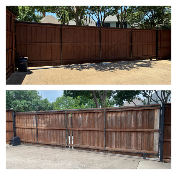 Gate and fence maintenance in Plano