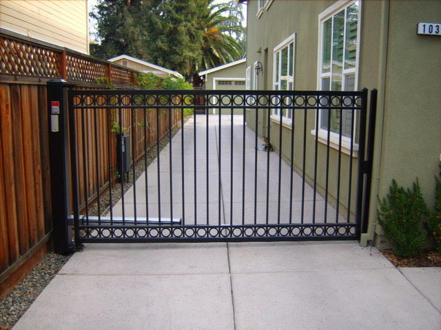 Iron swing gate